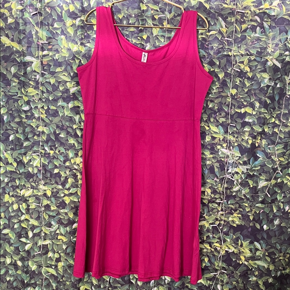 Elegant Pink Mini Dress